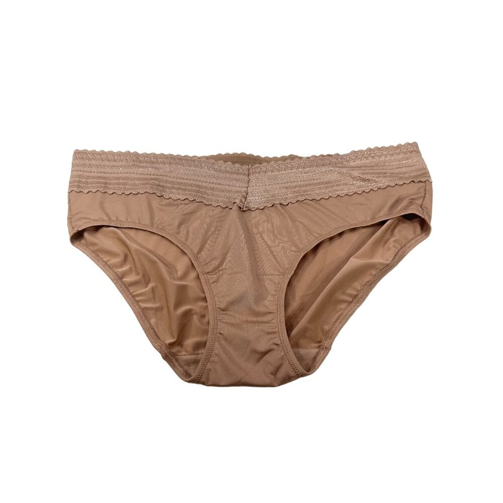 Warners Women's Size XL 8 Panty Hipster Lace Waistband Beige New Without Tags